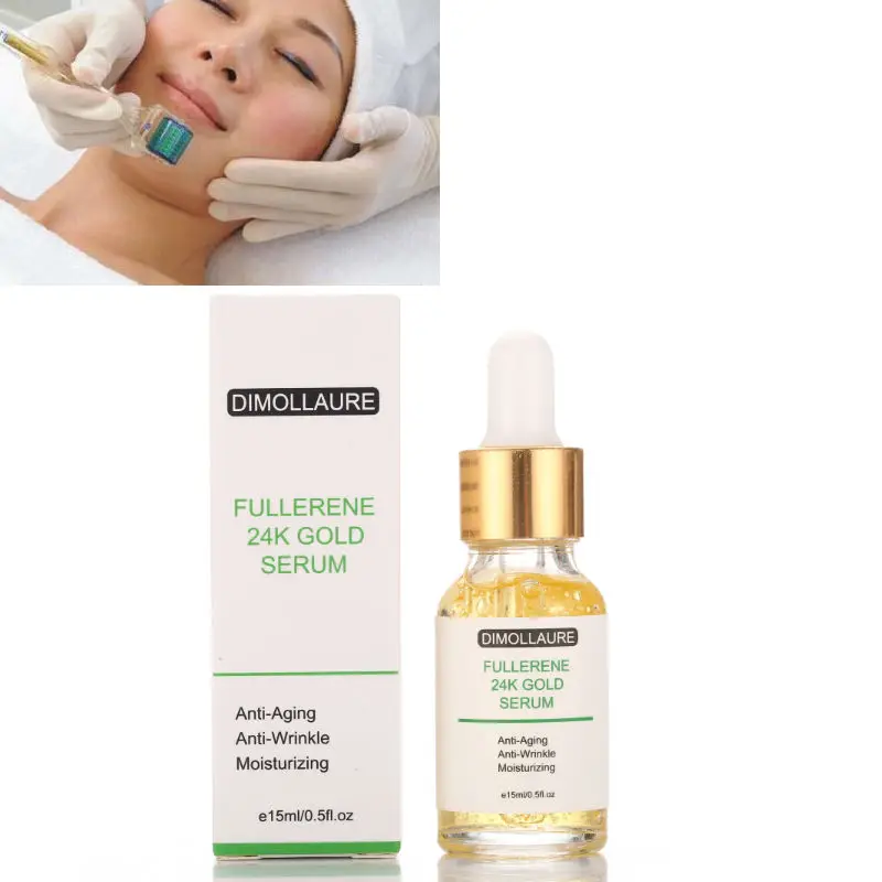 Dimollaure фуллерен с покрытыем цвета чистого 24 каратного золота Сыворотки койевая