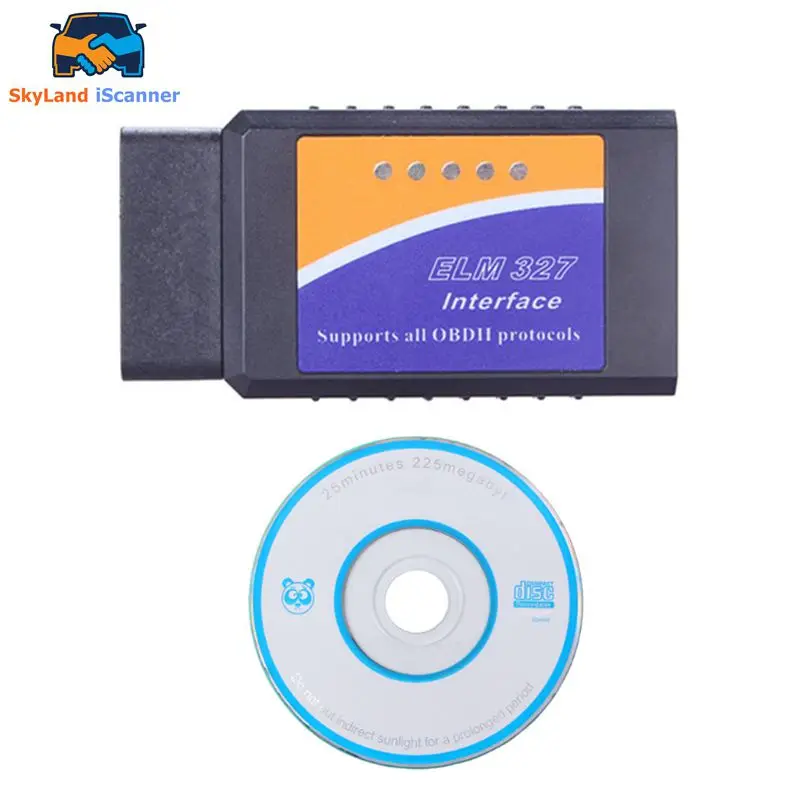 Автомобильный диагностический сканер для V2.1 Bluetooth-Совместимый Мини ELM327 ELM 327 OBDII