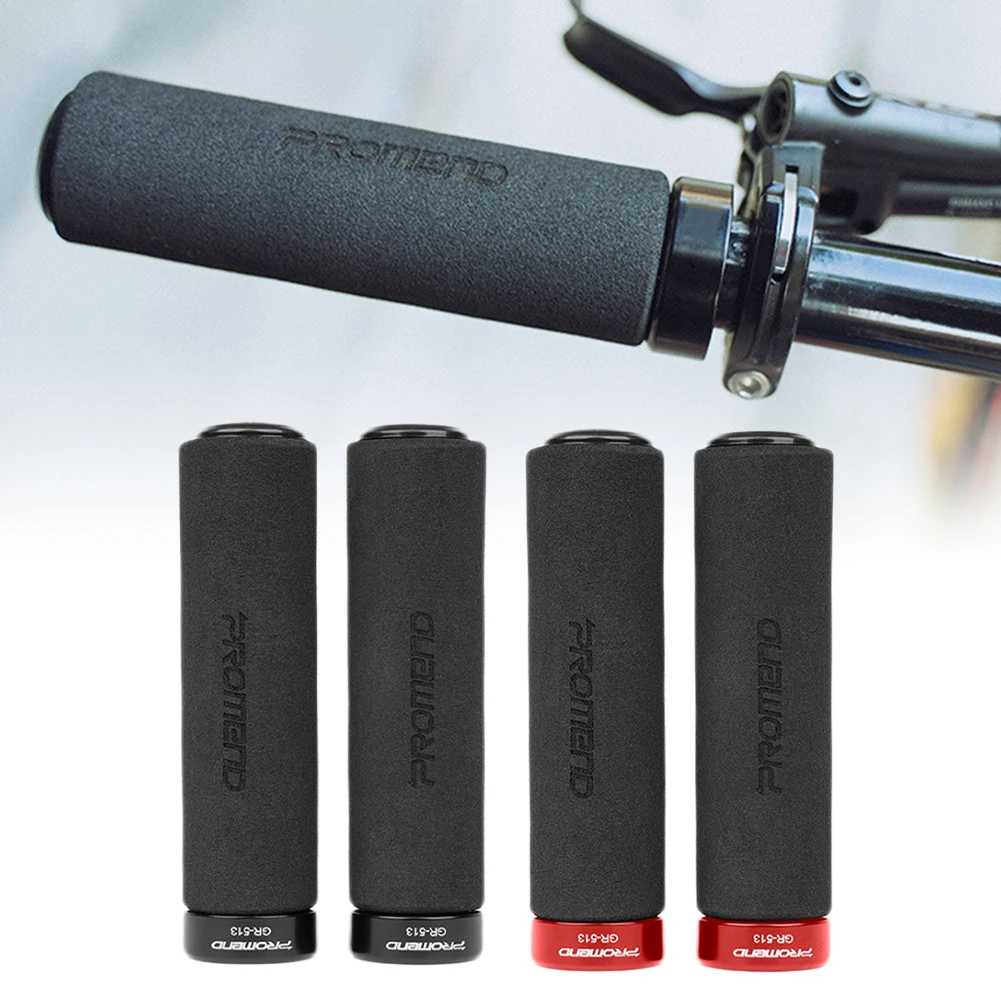 

New Bike 22.2mm Handlebar Grip Cover Sponge Aluminum Ring Locking Anti-slip Water-absorbent Grip MTB Road Bike Cycling Equipment