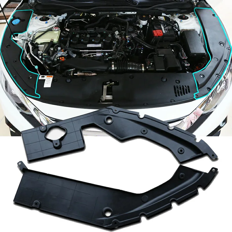 Черный корпус из АБС пластика для защиты двигателя пылезащитная декоративная