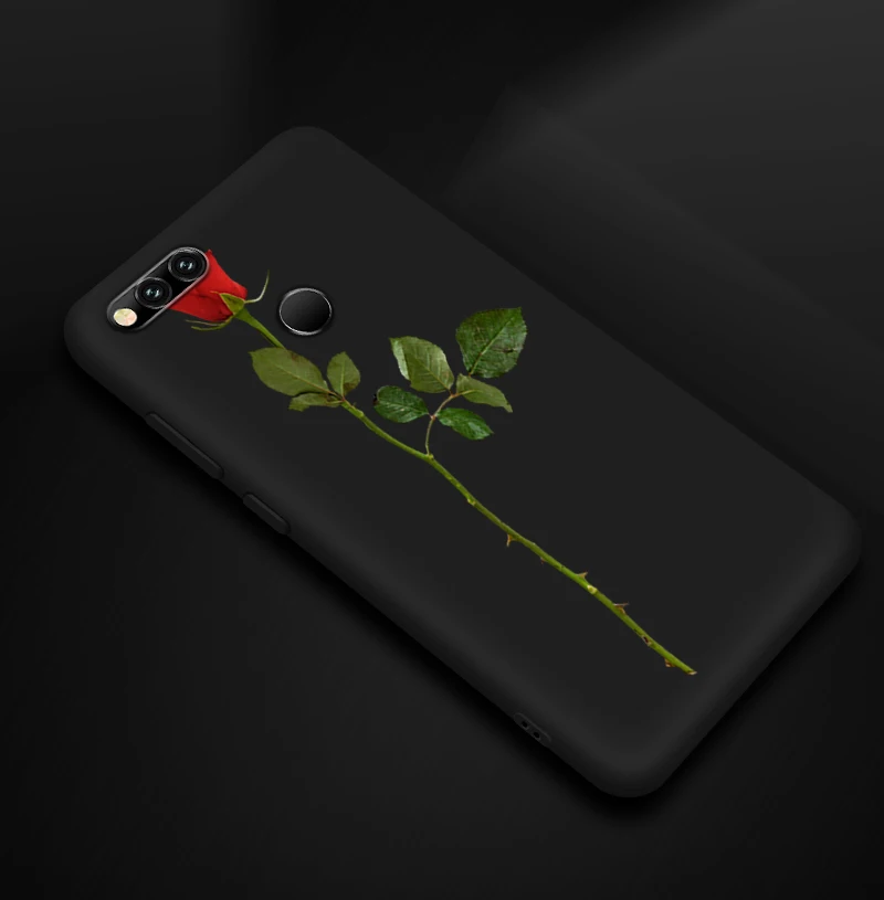 Ультратонкий чехол для huawei Honor 7A Pro 7C 7X цветные Матовые чехлы для телефонов Redmi 5 Plus 5A 6 6A Go Мягкий Силиконовый ТПУ Черный чехол - Цвет: 07