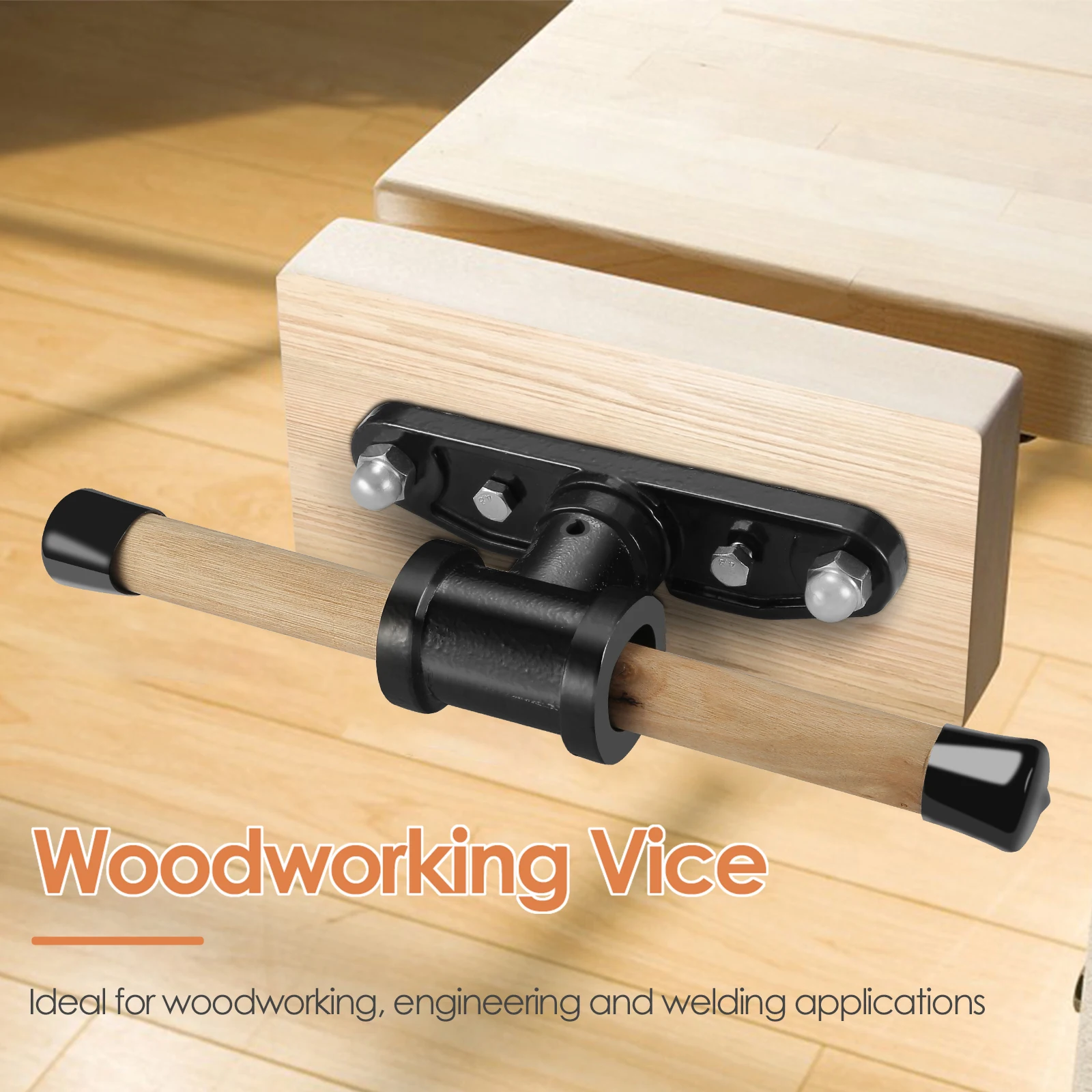 

7 inch Woodworking Workbenches Connecting Rod Table Clamp Guide Rod Double Connecting Operating Table Bench Clamping Tool