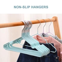 10pcs children adult clothes hanger clothes drying rack non slip metal shirt hook hangers coat hanger clothes accessories rack
