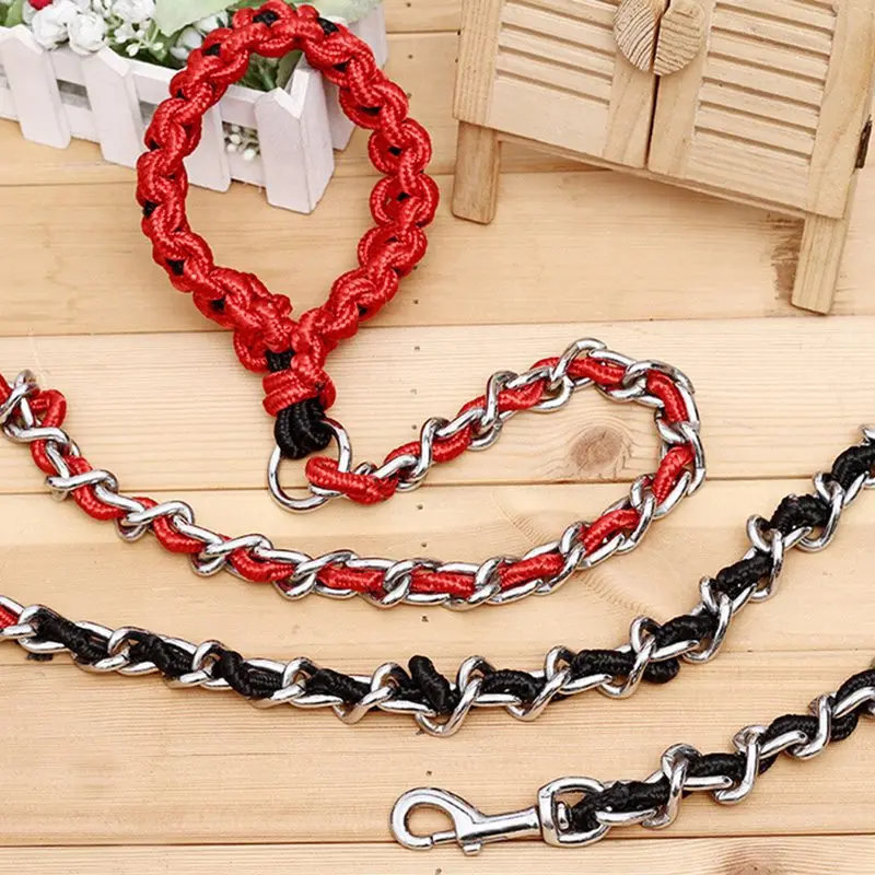 Ошейник для хот-догов металлический поводок крупных собак усиленный ошейники