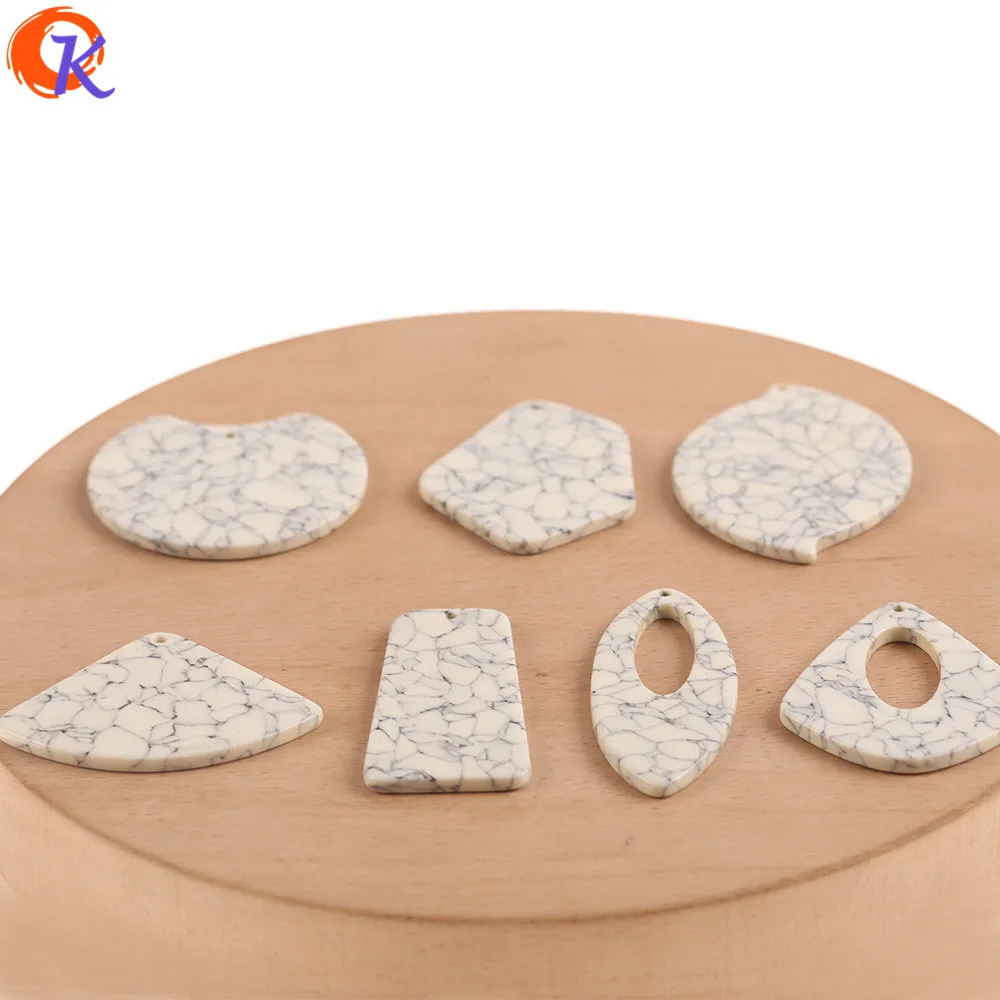 Cordial Дизайн 50 шт ювелирные аксессуары/серьги соединители/DIY кулон/бирюзовый эффект/уксусная кислота/ручная работа/застежки для сережек