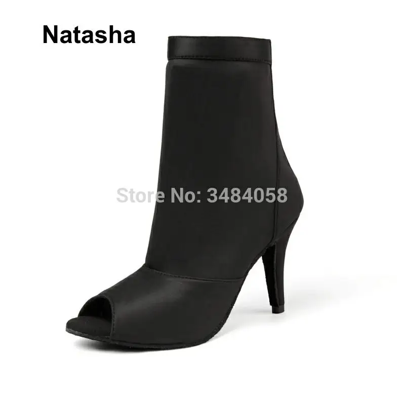 Na tasha/современная танцевальная обувь танцевальные сапоги на высоком каблуке для