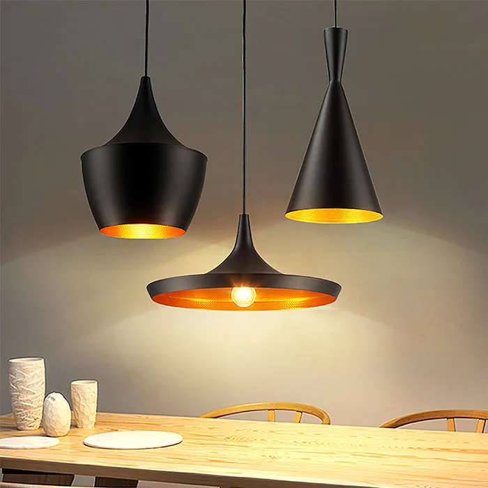 

Modern Industrial Black Minimalist LED E27 Pendant Light Indoor Lighting Dining Room Lamp Pendant Lamps Home Decoration Lighting