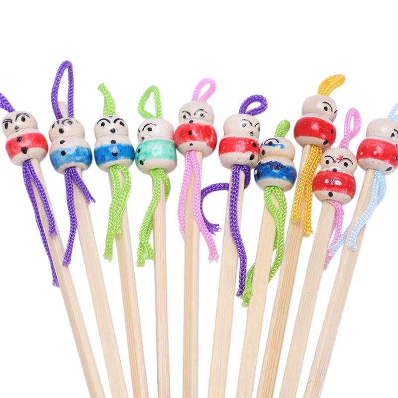 10x мультяшная кукла Декор бамбуковая мойка для ушей уход за ушами|Уход ушами| |