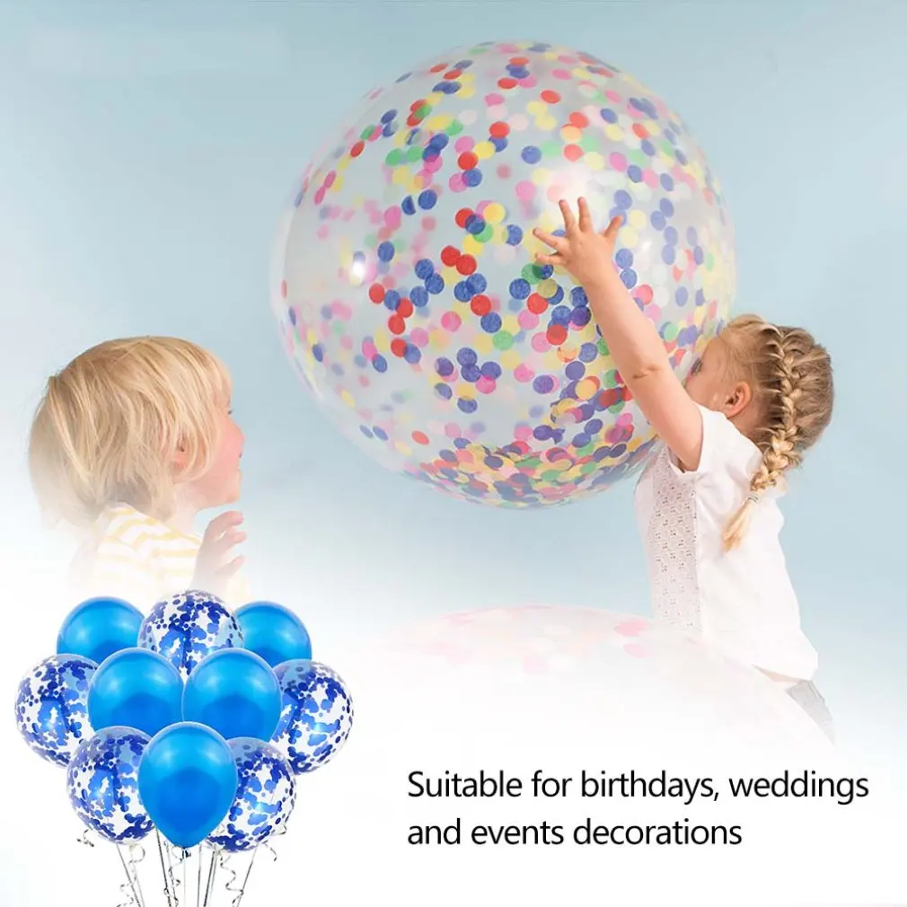 Beautiful 30PCS/SET 12 Inch Latex Confetti Balloons DIY Romantic Wedding Engagement Party Events Decoration | Игрушки и хобби