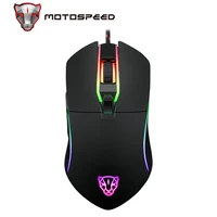 motospeed v30 osu gaming mouse wired mice with rgb backlit 3500 dpi optical mice game player support programming for computer