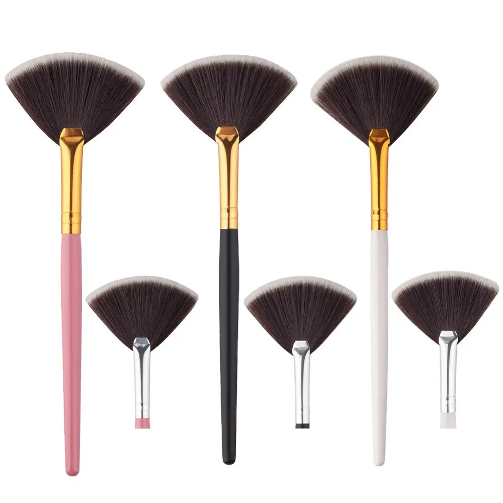 Профессиональный набор кистей для макияжа с начесом из натуральных волос 1