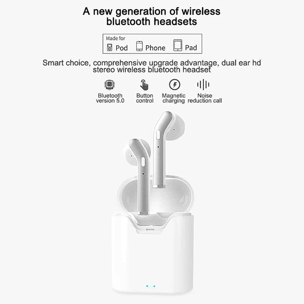 I11TWS беспроводные наушники мини-наушники Bluetooth 5,0 наушники беспроводные мини-наушники для мобильных телефонов наушники-вкладыши вспомогательные наушники