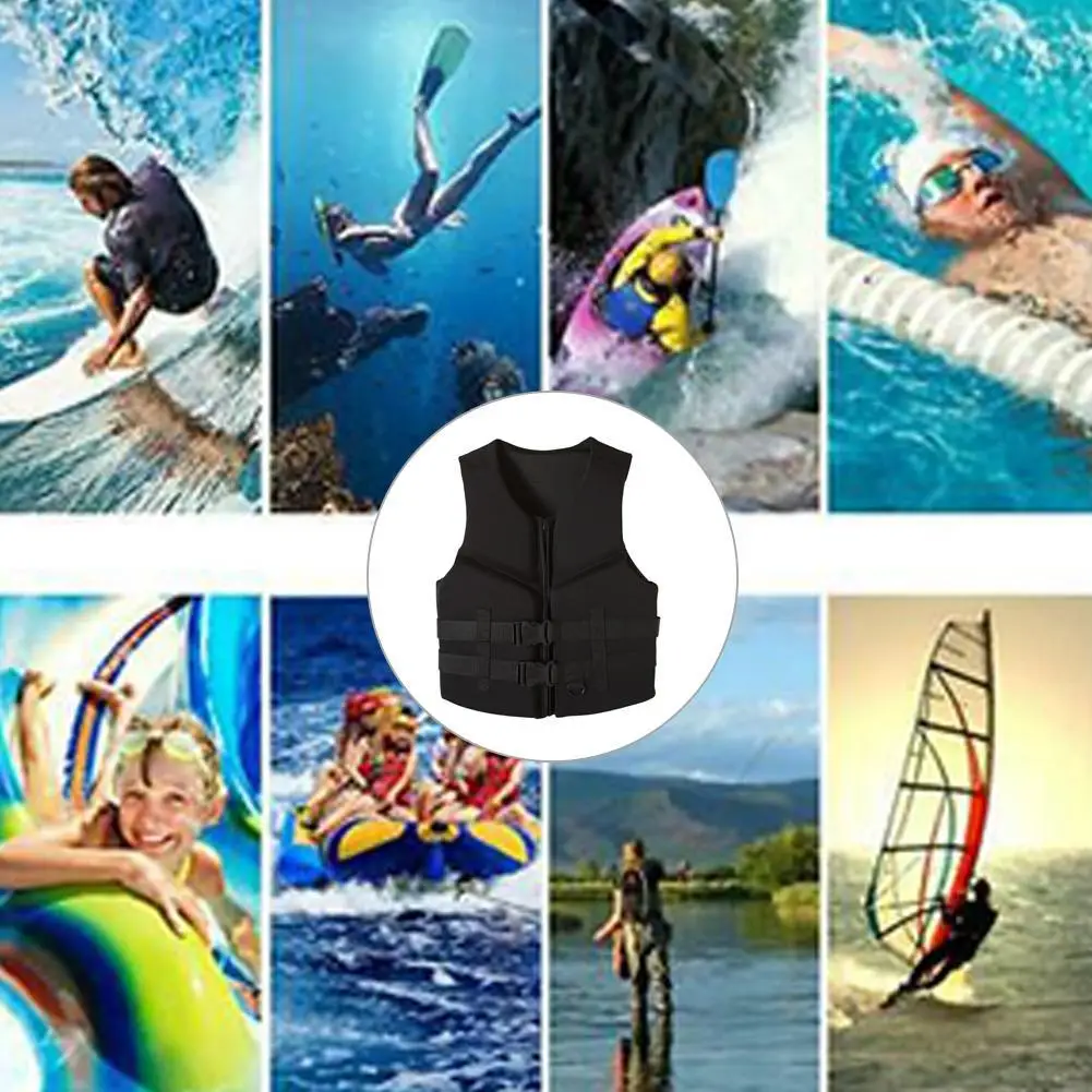 

2021 New Adult Life Jacket Neoprene Safety Life Vest Water Ski Water Ski Swimming Fishing Surf Life Vest