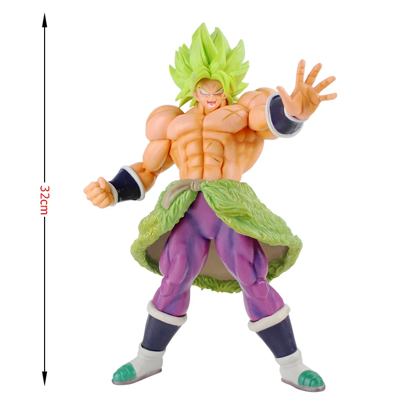 Dragon Ball Z Super Senshi Broly Super Saiyan ПВХ Коллекционная Фигурка фигурки героев «Жемчуг дракона Z» модель игрушки