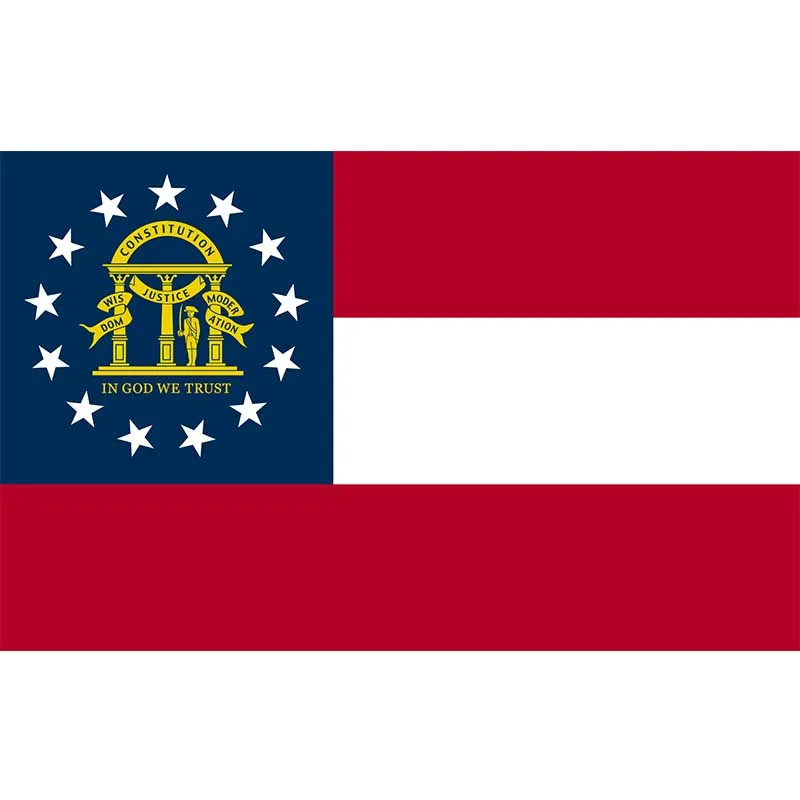 

Georgia Flag Hanging 90x150cm U.s State For Decoration