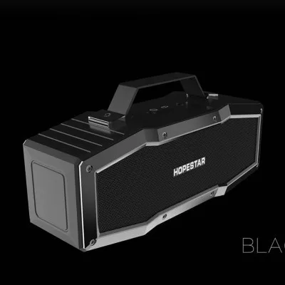 black Hopestar A9 Ipx6 Водонепроницаемый Bluetooth динамик открытый портативный беспроводной громкоговоритель звук системы 3D стерео музыкальный центр объемный - Цвет: black