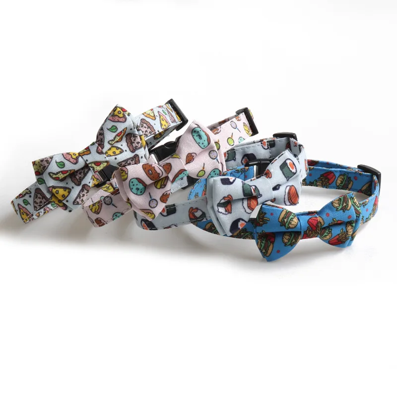 Бант для собаки ошейник домашних животных регулируемый с галстуком-бабочкой