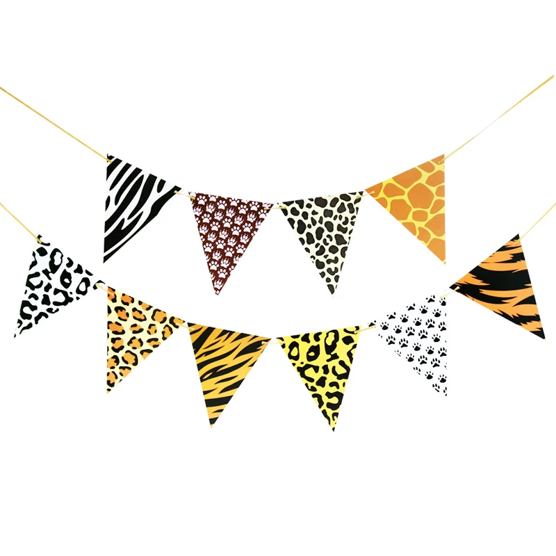 Черепаха лист Примитивное племя животное печатный треугольник баннер