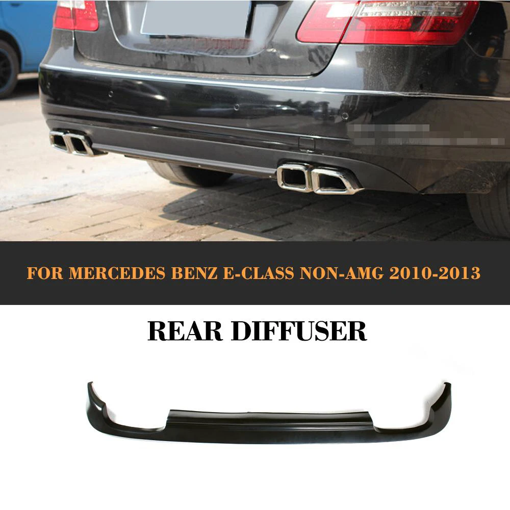 Автомобильный задний бампер из ПУ диффузор спойлер для Mercedes Benz W212 E200 E250 E350 E500 E550