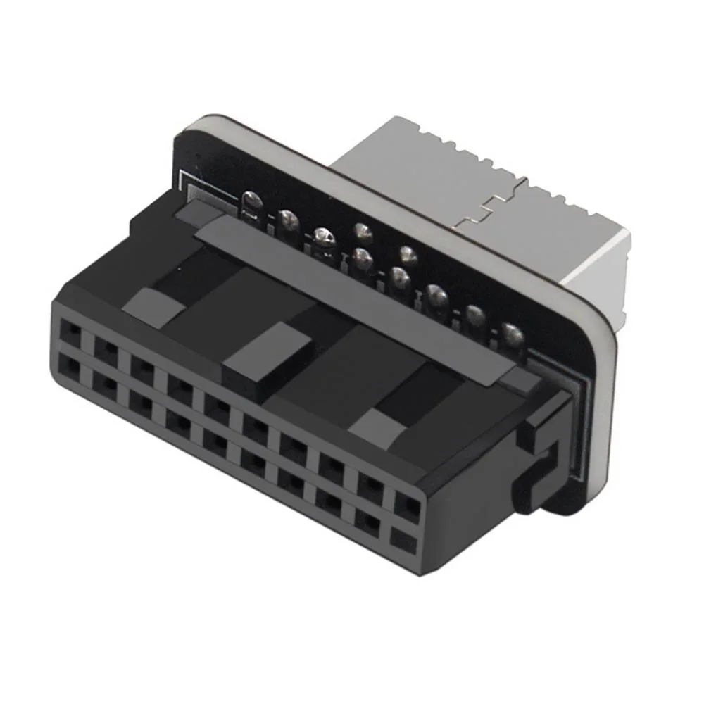 USB адаптер для разъема USB3.0 19P/20P до TYPE E 90 градусов|Компьютерные кабели и разъемы| |
