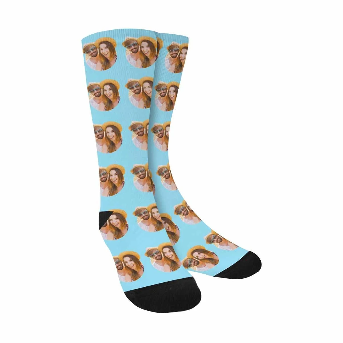 

Custom Photo All We Heart Sublimated Crew Socks