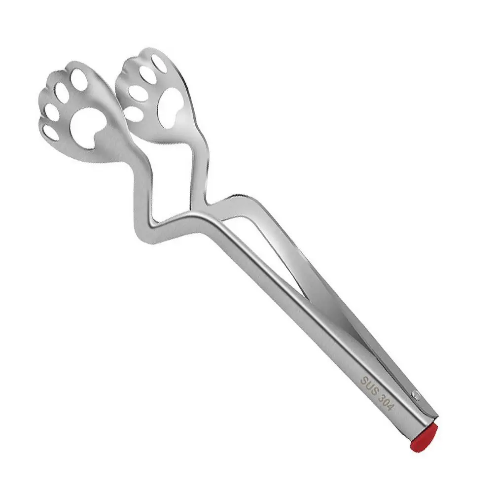 Кухонные щипцы с зажимом для еды барбекю из нержавеющей стали дизайн в виде