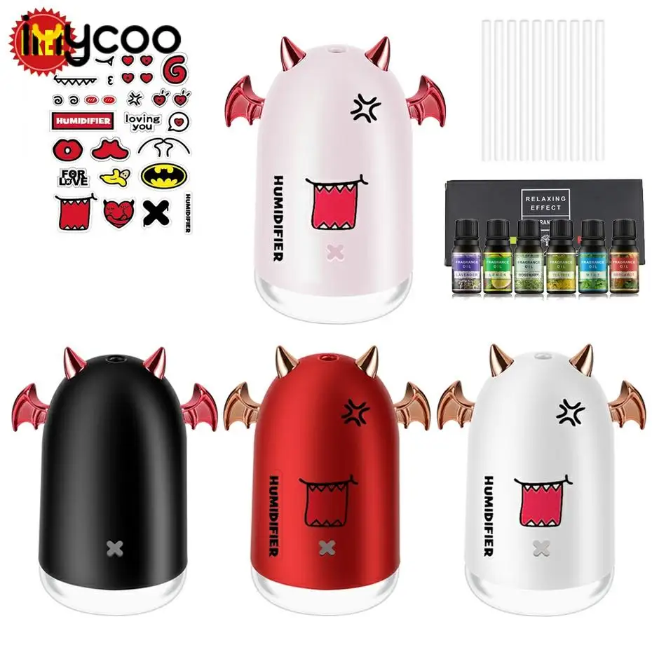 230 мл ультразвуковой увлажнитель воздуха Маленький Дьявол USB Арома эфирное масло