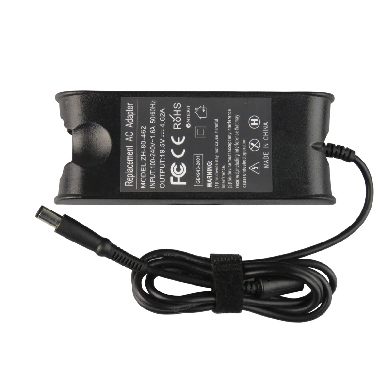 19,5 V 4.62A 90W адаптер переменного тока для DELL Latitude D505 D510 D800 D810 D820 E5530, E5400, E6500, M70 источник питания для ноутбука