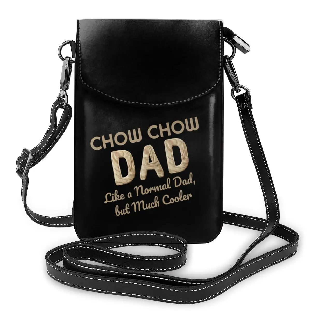 

Chow Chow Shoulder Bag Retro Leather Work Women Bags Student Gifts Purse