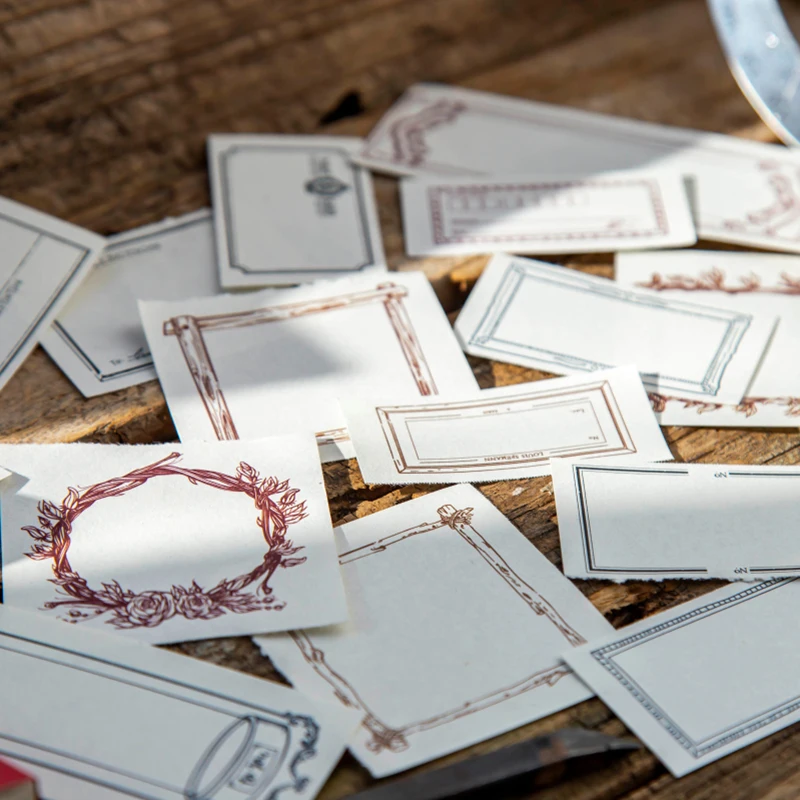 Рамка для образцов венка заметок крафтовой бумаги журнала карточка планировщика