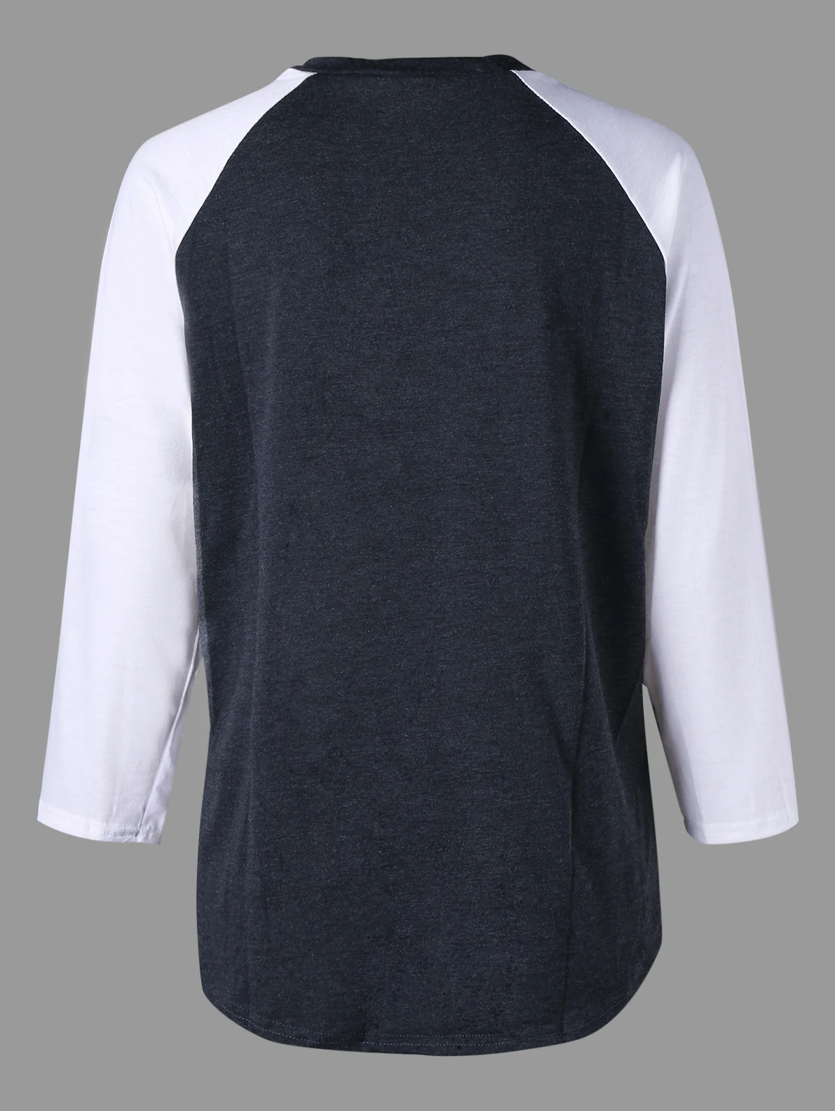 ROSEGAL олень и письмо печати реглан футболка с длинными рукавами круглый вырез