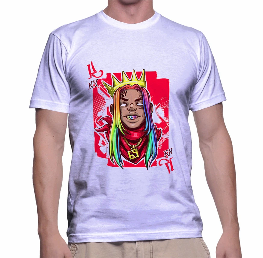 6Ix9Ine Tekashi 69 King Of New York Футболки размер S 2Xl лучшие рождественские подарки