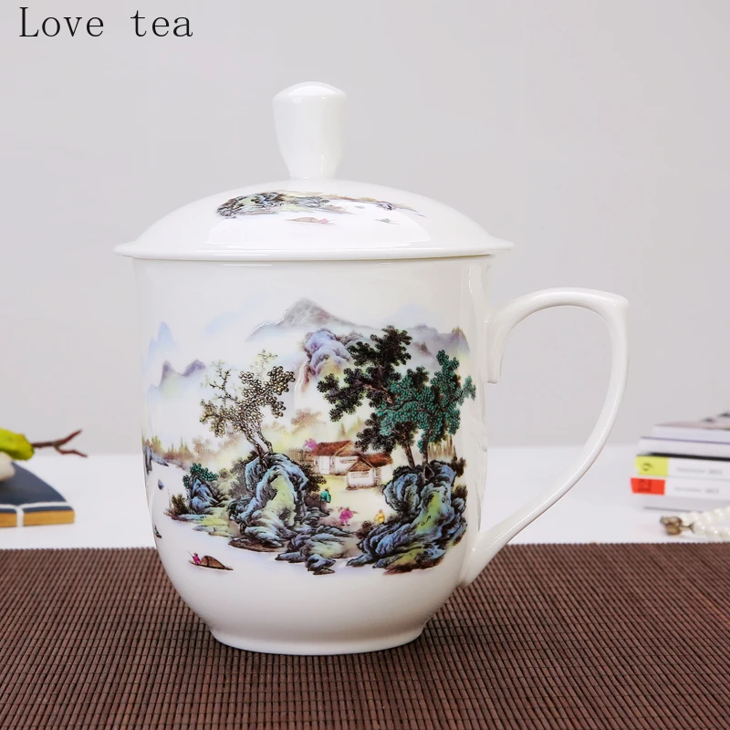 Jingdezhen Персонализированная чайная чашка керамическая Бытовая костяная китайская