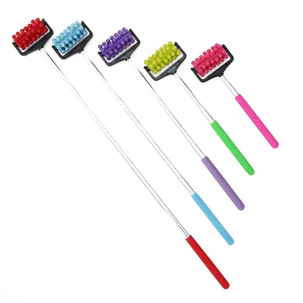 

Telescopic Meridian Acupressure Roller Massager Stick Trigger Points Relax Tool Color Random Fitness Equipment Accessories