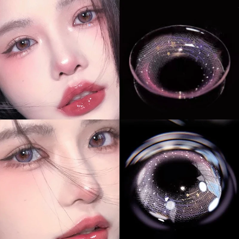 RU доставка круглые контактные линзы большие для глаз по рецепту естественного