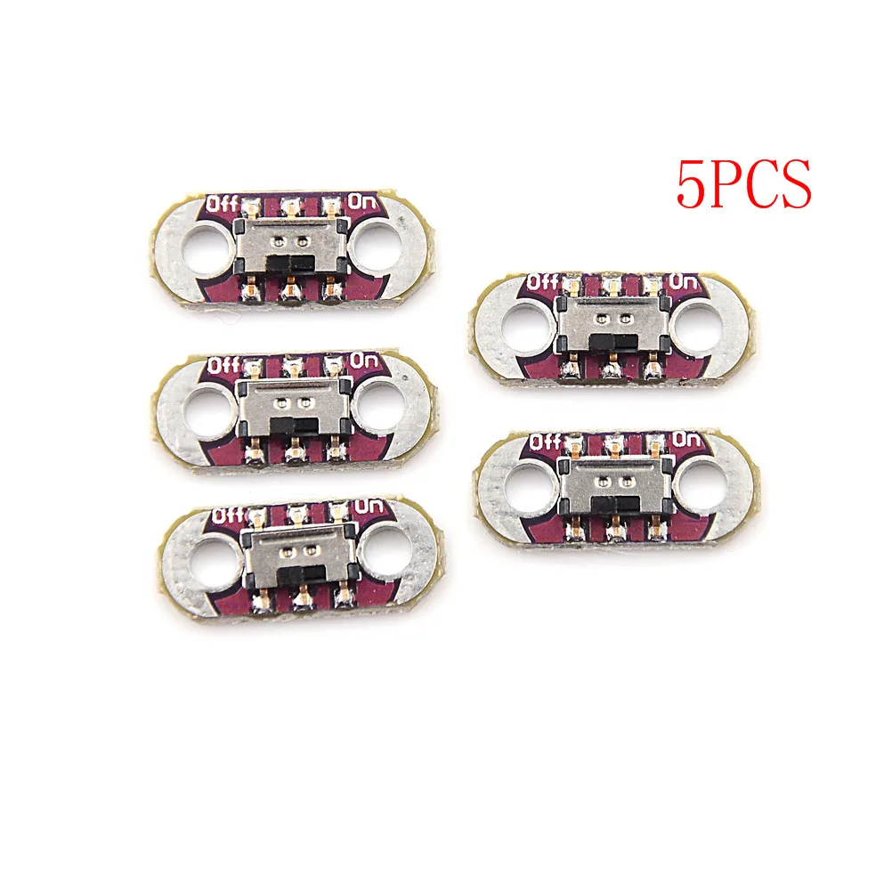 5 шт. LilyPad слайд-переключатель SWITCH-DPDTSMD тумблер AYZ0202 Diy Kit оптовая продажа |