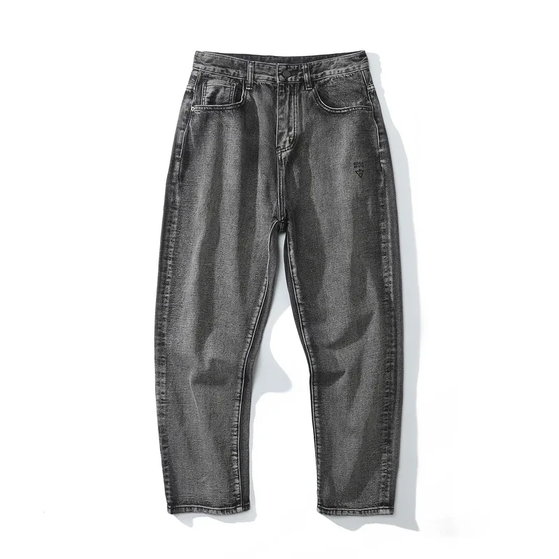 

2021 High Street Trendy Jeans Straight Loose Trendy Casual Trousers Men'S Trendy