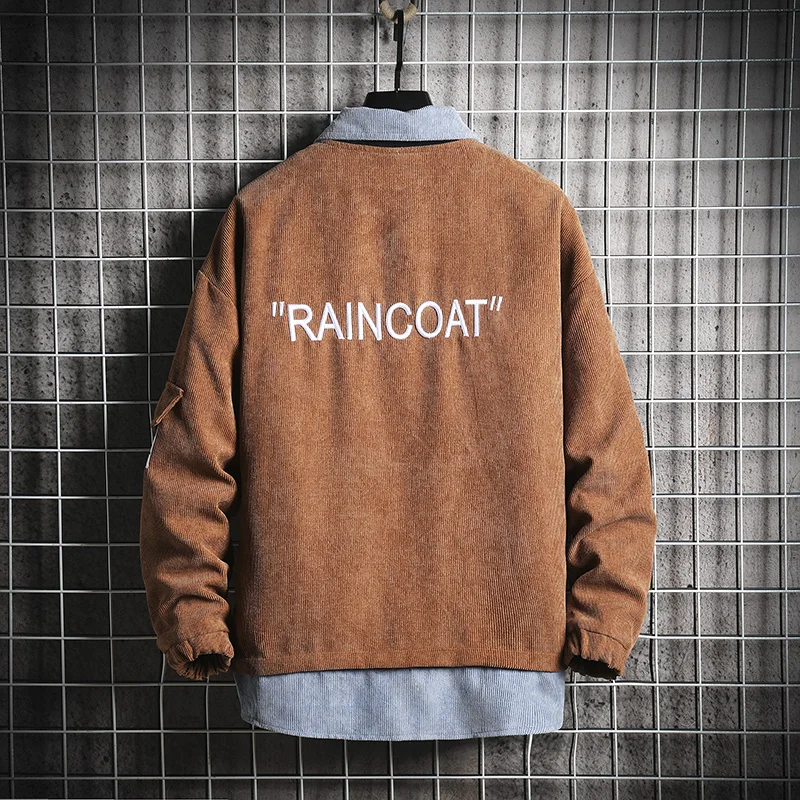 

Large Size Men's Jacket Spring Fall Fashion Loose Top Men's Casual Baseball Bomber Autumn Winter Jacket Men's coat