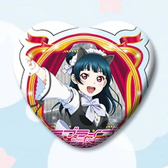 1 шт. 58 мм аниме Love Live!Sunshine! Милые значки aqours брошь в виде железного сердца