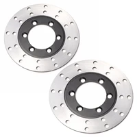 pair 130mm 4mm diameter thickness front brake disc disk rotor for quad atv go kart taotao 4 wheeler coolster sunl jcl kazuma