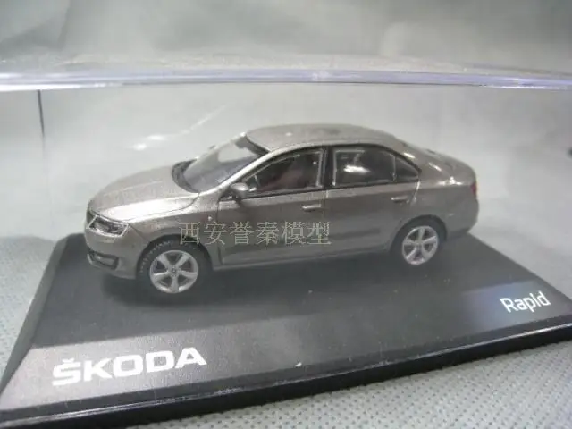 ABREX 1/43 масштаб SKODA RAPLD литой металлический автомобиль модель игрушки для коллекции, подарок, дети