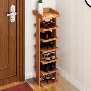 Shoe cabinet shoe rack mouth household economical space saving strong narrow small shoe rack simple multi-layer dustproof storag