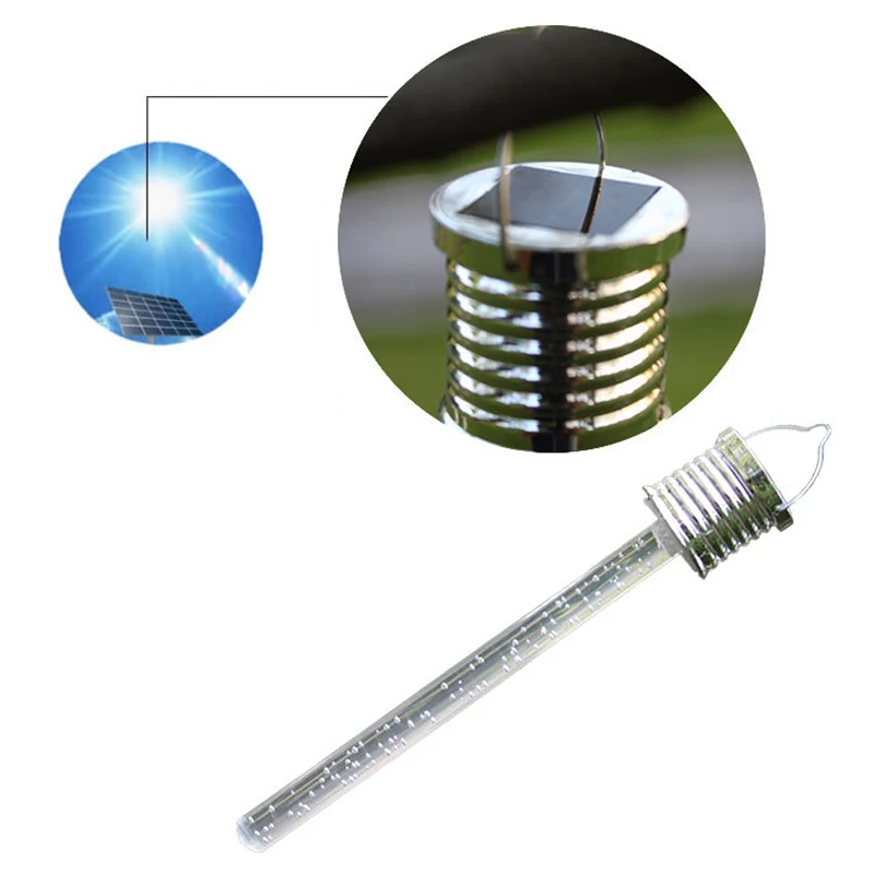 Рождественская светодиодная акриловая лампа на солнечной батарее уличный