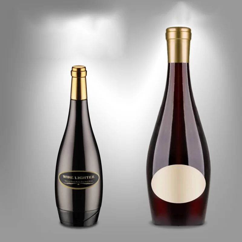 Зажигалка заправка Бутана зажигалки для бутылок красного вина креативные в