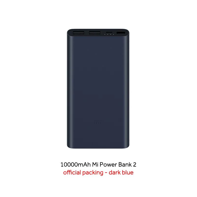 Аккумулятор Xiaomi Mi Power Bank 3 10000 PLM13ZM Fast Charge Version Недорогой внешний аккумулятор с быстрой зарядкой - Цвет: BLACK Color
