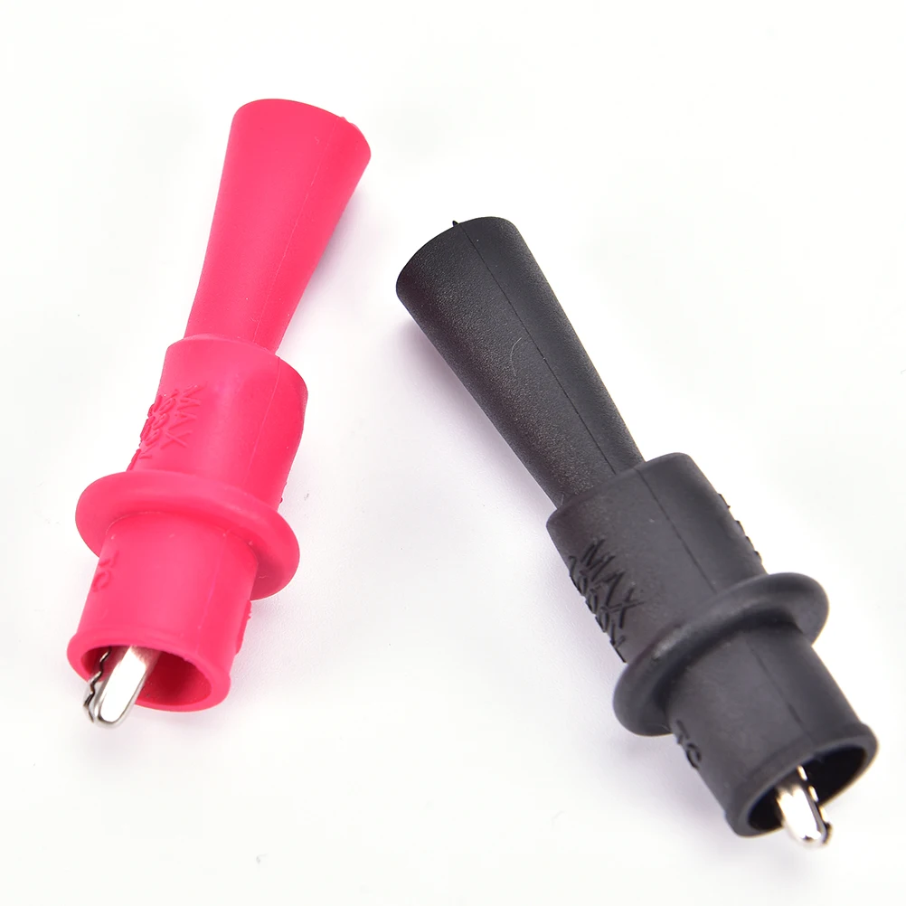 

Hot Sale 2Pcs Practical Alligator Crocodile Test Clip Clamp For Multimeter Tester Probe