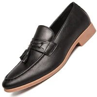 men oxford shoes full grain leather tassel formal men dress shoes high quality british style retro men leather shoes brown black