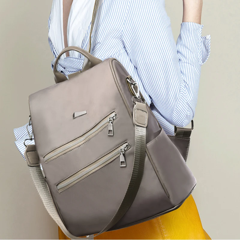 

Casual New Preppy Style Bookbag for Women Classic Oxford Cloth Shoulder Bags Lady Designer Large Capacity Travel Rucksack Bulsos