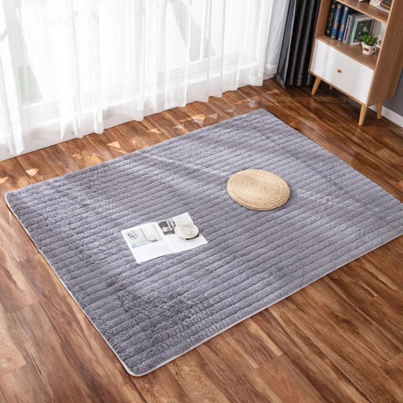 nordic super soft plush fur carpet baby creep mat anti slip floor mat area rugs for livingroom bedroom quality thickening carpet free global shipping