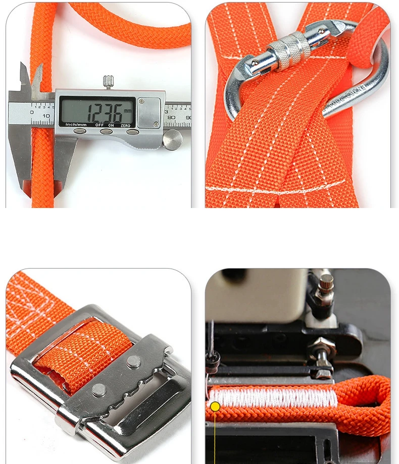

Five-Point Safety Belt Aerial Worker Outdoor Construction Protection Waist Belts Safety Electrician Belt Rescue Survival Rope